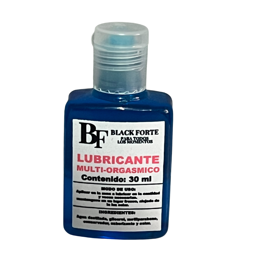 LUBRICANTE MULTIORGASMO BLACK FORTE 30ML