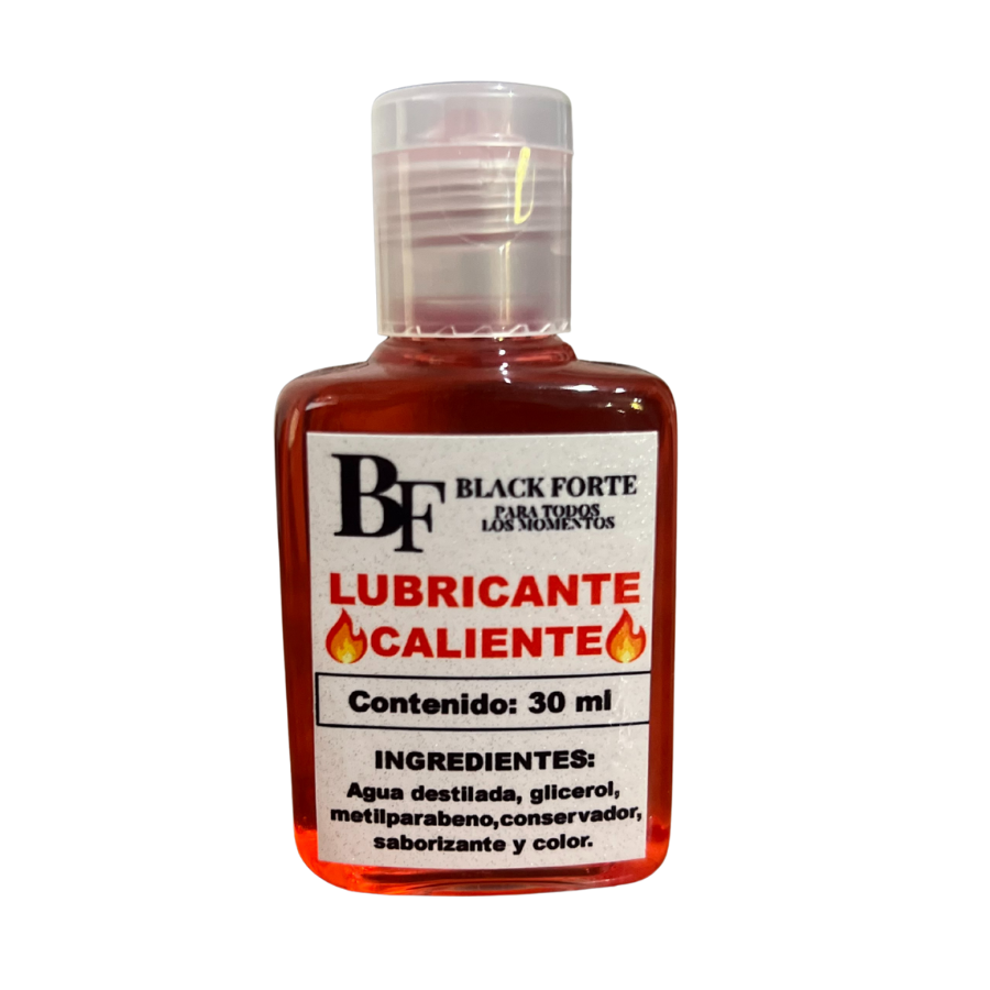 LUBRICANTE CALIENTE BLACK FORTE 30ML