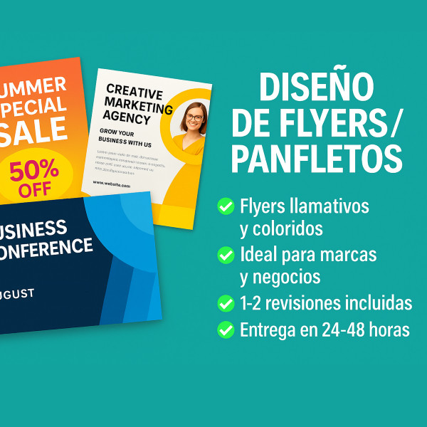 Diseño De Flyers / Panfletos